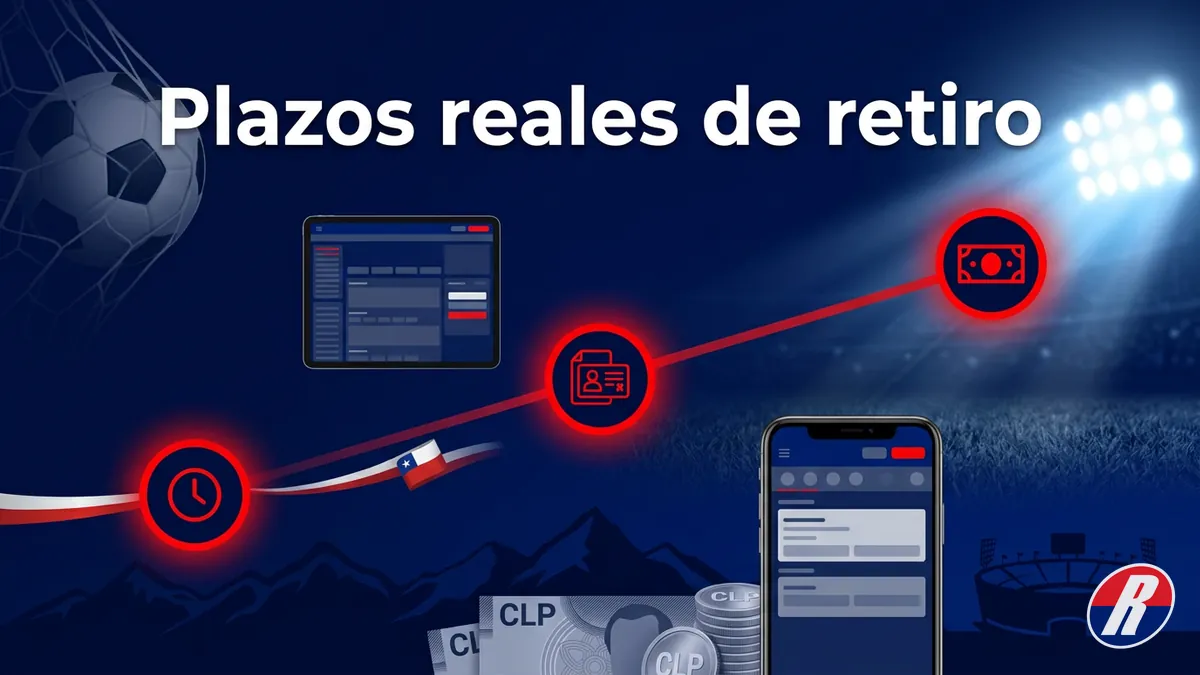 Plazos y límites de retiro de dinero en Rojabet Chile: montos y tiempos de espera