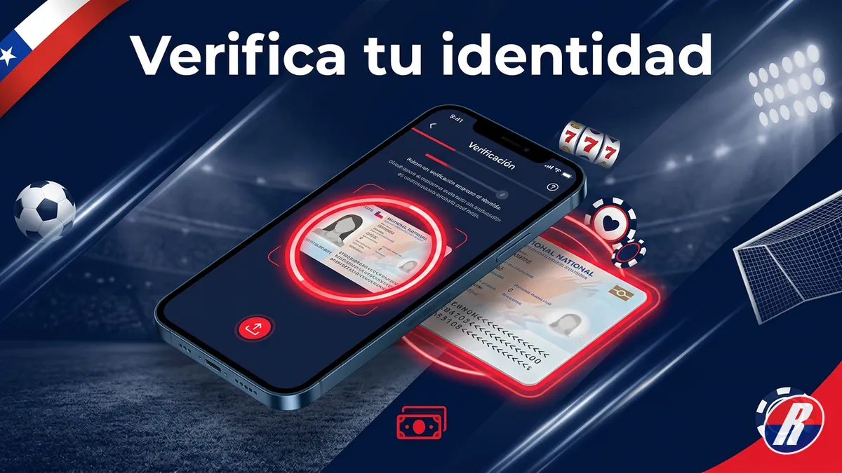 Verificacion de identidad para el primer retiro en Rojabet Chile con documento y celular