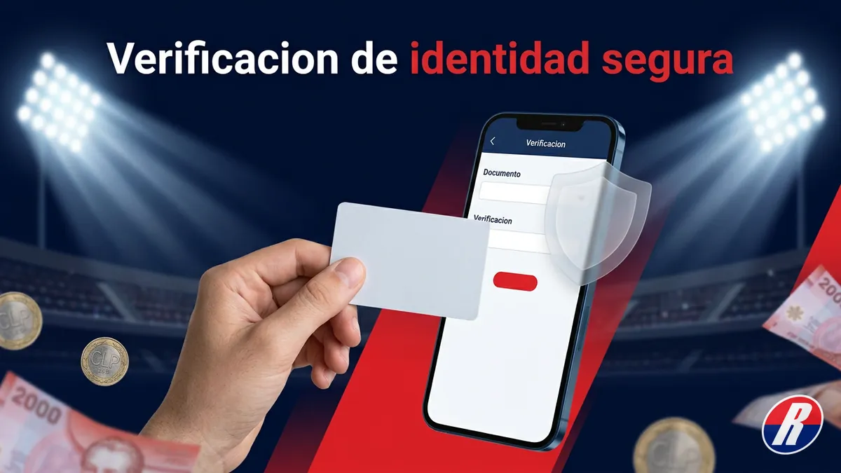 Verificacion de identidad para acceder a la cuenta de Rojabet Chile con documento y celular